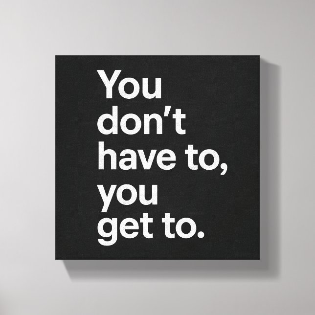 Toile You Don’t Have To, You Get To (Recto)