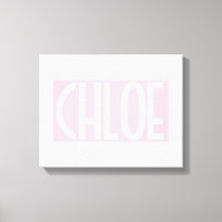 Your | Bold White Text on Light Pink