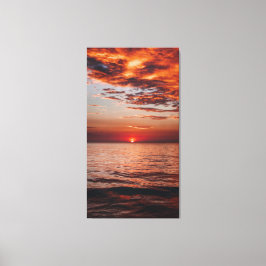 Toile Zazzle ciel soleil de mer