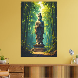 Toile Zen dans la Grove de Bambou