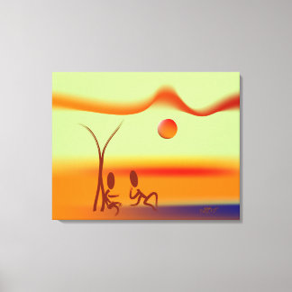 Toile Zinglees ~ Chatting