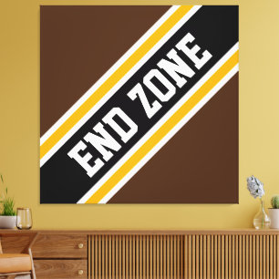 Toile ZONE DE FIN Gras Athlétisme Brown Black Racing Str