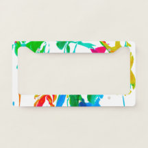 Toiles d'araignée colorées