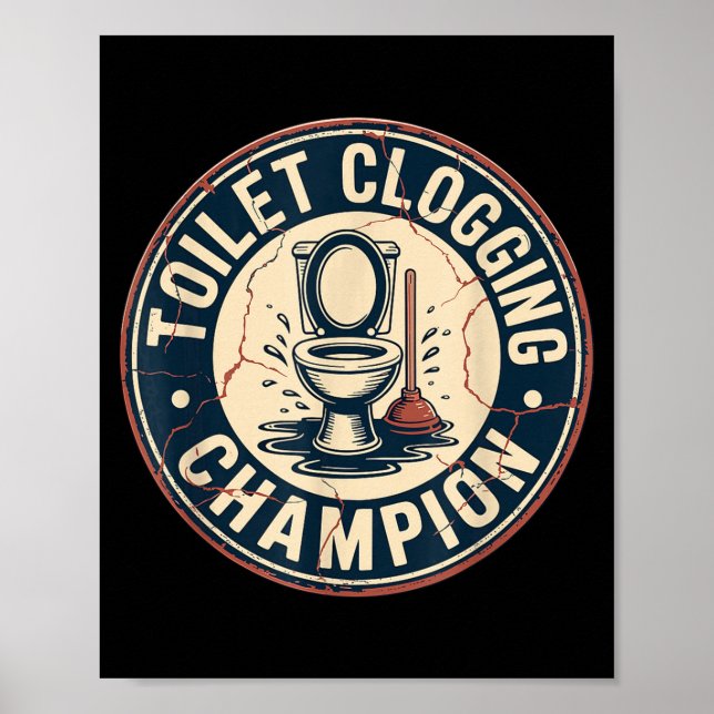 Toilet Clogging Chamon  Poster (Vorne)