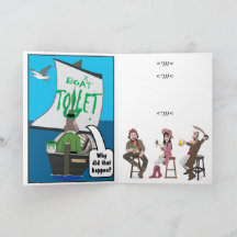 TOILET JOKE. CARTE