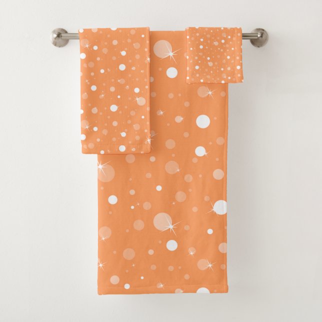 TOILETTE À BULLE ORANGE PERSONNALISÉE (En situation)