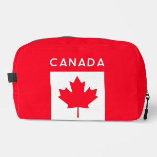 Toilette CANADA. Drapeau canadien. Patriotique. Trousse de