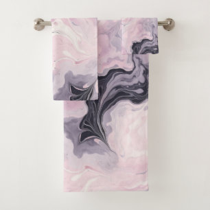 TOILETTE DE SALLE DE BAINS EN MARBRE ROSE PASTEL