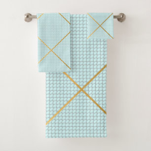 TOILETTE DE SALLE DE BAINS EN MERMAID PASTEL BLEU