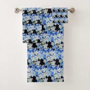 TOILETTE EN MODÈLE FLEURI NOIR