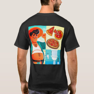 Toilette ist mein Königreich – Fettes Comedy-Konze T-Shirt