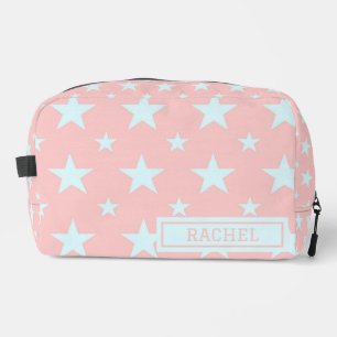 Toilette Trousse de cosmétiques à motif d'étoiles rose bleu