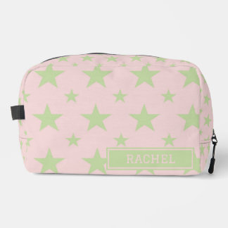 Toilette Trousse de Maquillage à Motif Étoiles Roses Vertes