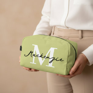 Toilette Trousse de maquillage personnalisée avec monogramm