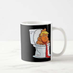 Toiletten-Kotz Trump Kaffeetasse