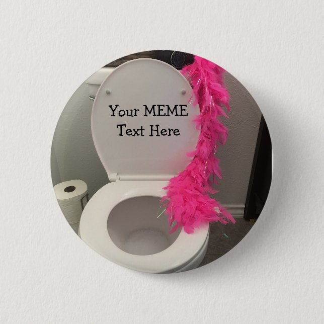 Toilettenhebe Witzig Ein MEMO Button (Vorderseite)