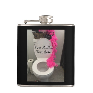 Toilettenhebe Witzig Ein MEMO Flachmann