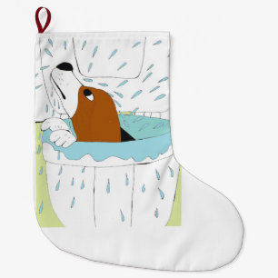 Toilettenhund Großer Weihnachtsstrumpf