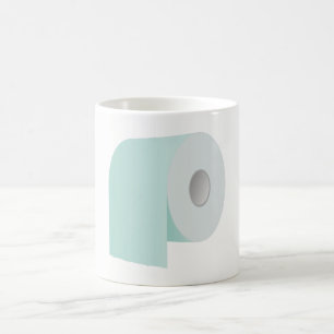 Toilettenpapier Kaffeetasse