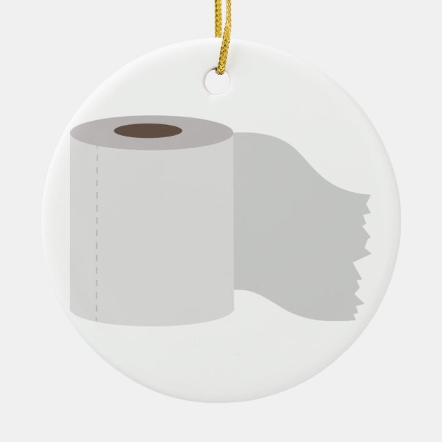Toilettenpapier Keramik Ornament (Vorne)