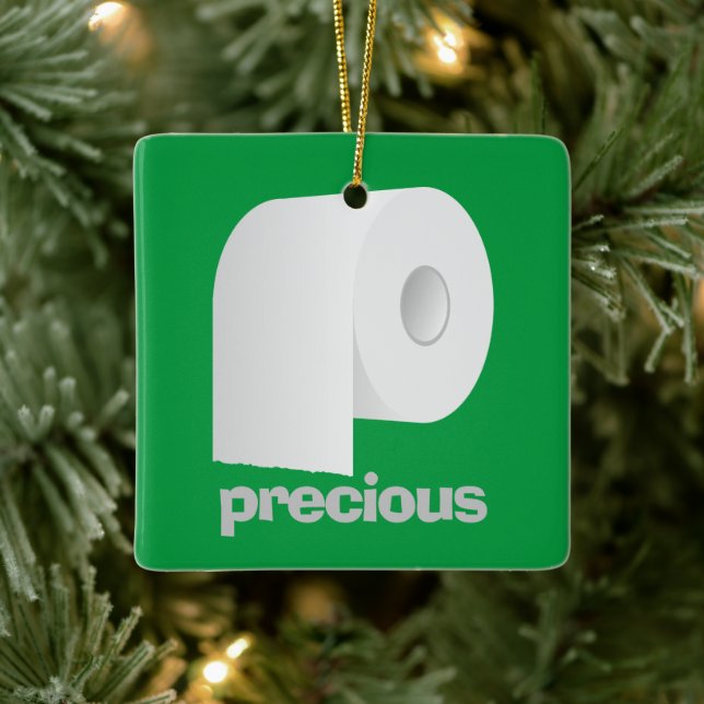 Toilettenpapier Keramikornament (Baum)