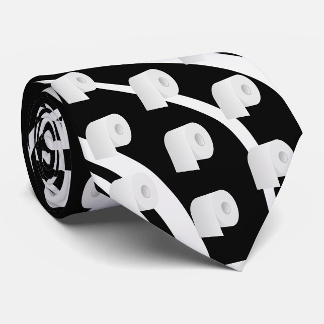 Toilettenpapier Krawatte (Gerollt)