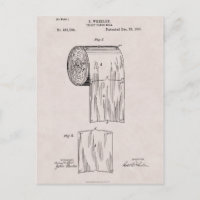 Toilettenpapier Patent Nr. 465,588 von S. Wheeler 