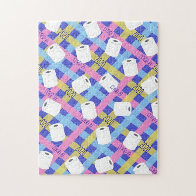 Toilettenpapier Rolls 2020 Covid Keepake (Vertikal)