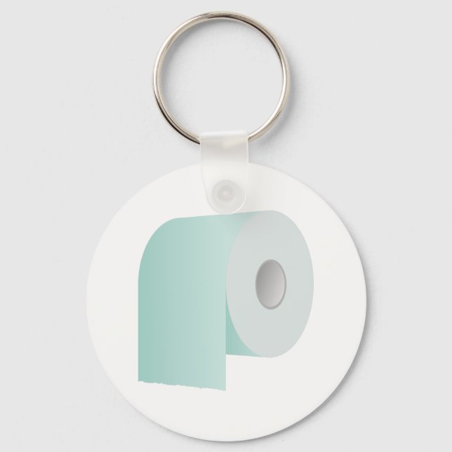 Toilettenpapier Schlüsselanhänger (Vorderseite)
