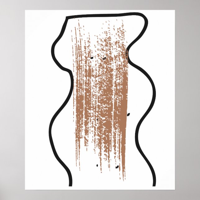 Toilettenpapier Spaß Poster (Vorne)