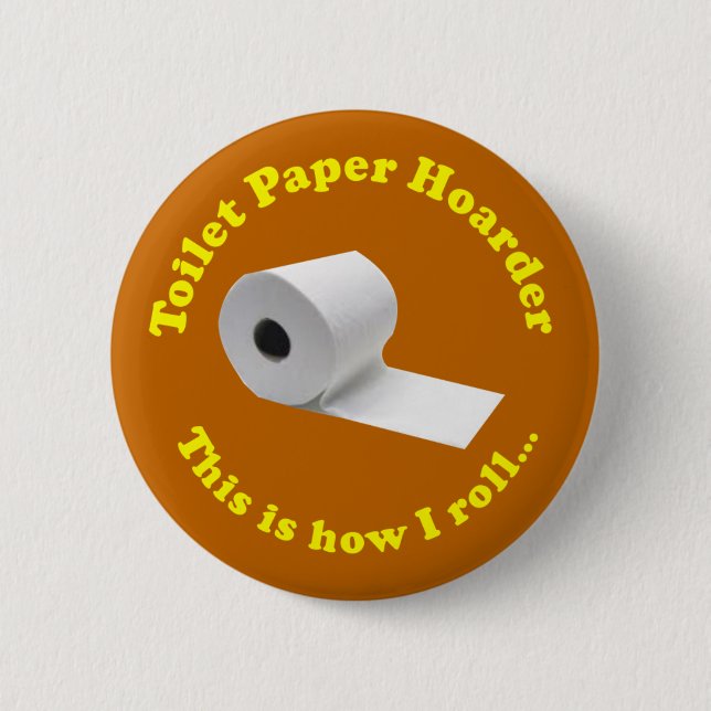 Toilettenpapier-Träger So nehme ich Neuheit Button (Vorderseite)