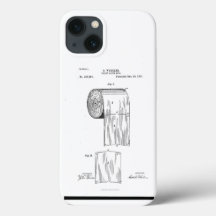 Toilettenpapier Vintage-Patent