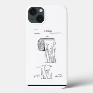 Toilettenpapier Vintage-Patent Case-Mate iPhone Hülle