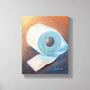 Toilettenpapier Wand Kunst Badezimmer Dekoration L