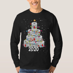 Toilettenpapier Weihnachtsbaum Ugly Weihnachtsfami T-Shirt