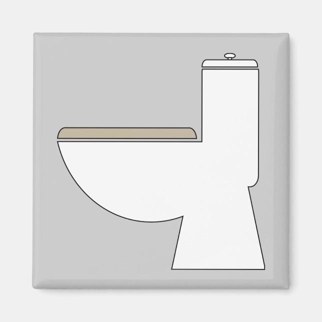 Toilettenspülung Magnet (Vorne)