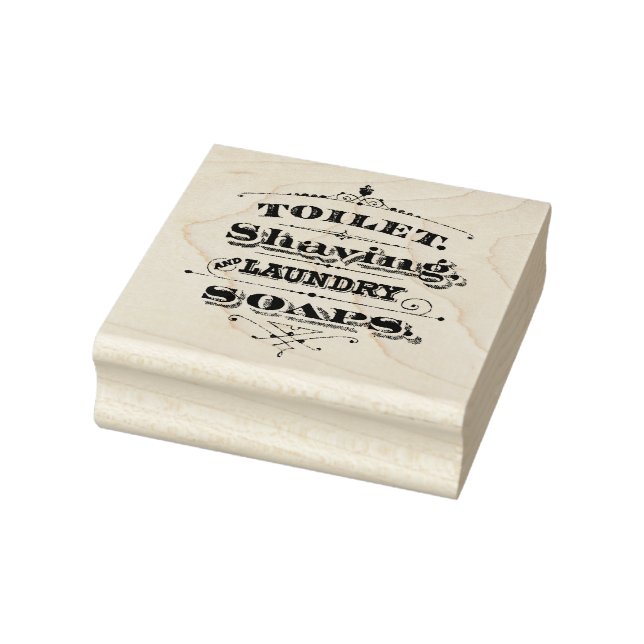 Toilettenspülung Waschsoaps Gummi Briefmarke Gummistempel (Stempel)