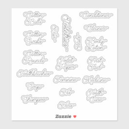 Toilettes Staples Étiquettes