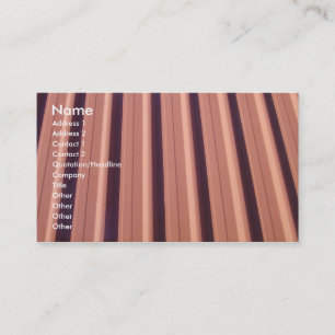 Toiture de carte de visite ...........