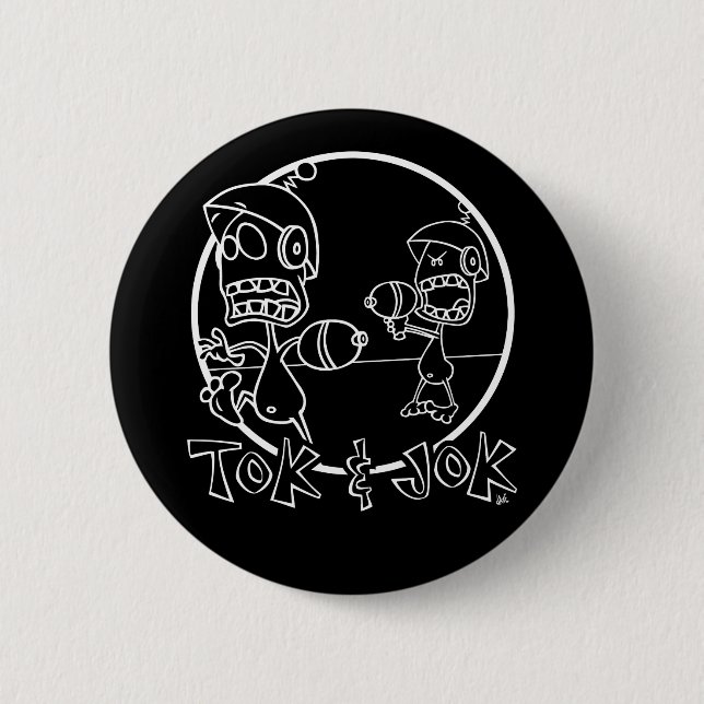 Tok & Jok Button (Vorderseite)