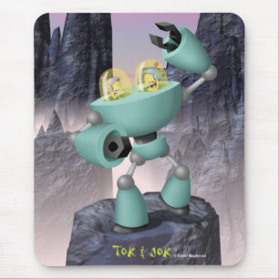 Tok & Jok TokBot vs JokBot Mousepad