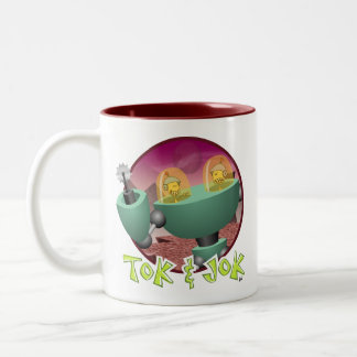 TokBOT & JokBOT-Tasse Zweifarbige Tasse