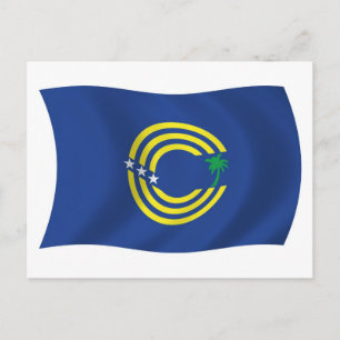 Tokelau-Flag-Postkarte Postkarte