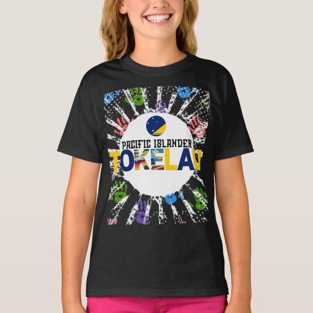 Tokelau Tokelauan Kinder Kleinkinder Shirt Babies (Vorderseite)