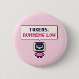Tokens: Lustig Niedrig KI Pixel Button