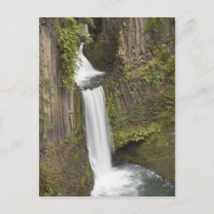 Toketee Falls in Douglas County, Oregon Postkarte