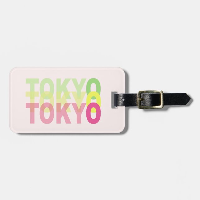 Tokio Gepäckanhänger (Vorderseite horizontal)