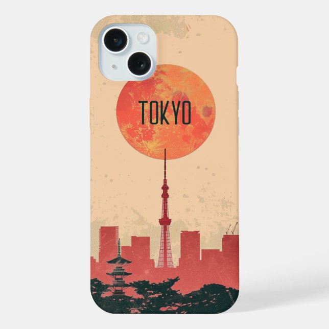 Tokio iPhone 15 Plus Hülle (Rückseite)