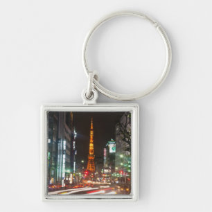 Tokio, Japan. Der Tokyo Tower ist ein Kommunikatio Schlüsselanhänger