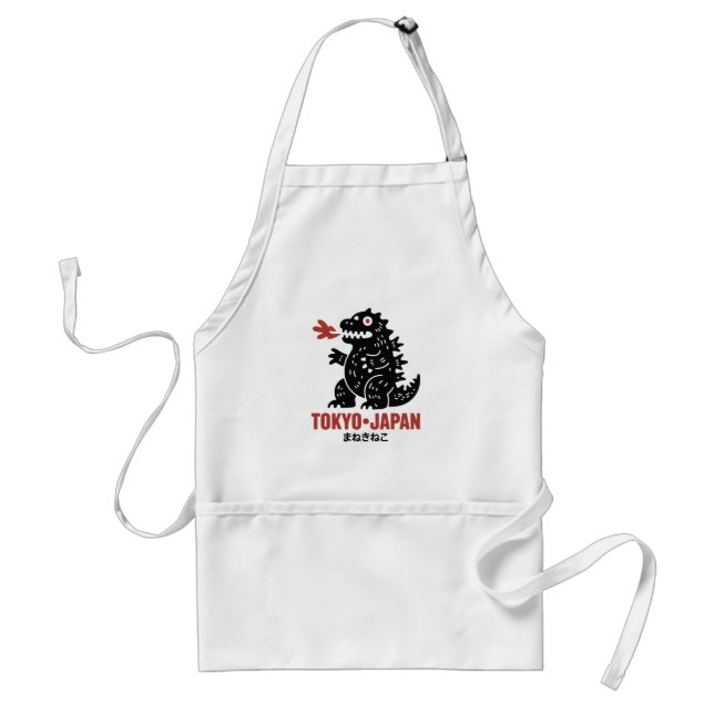 Tokio Japan Drache  Schürze (Vorne)